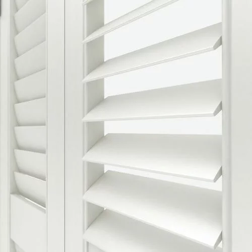 Lantana Silk White Shutter Blind | Online Blindz