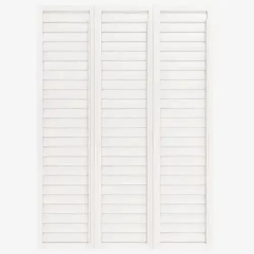 Luminous Cotton White Shutter Blind | Online Blindz