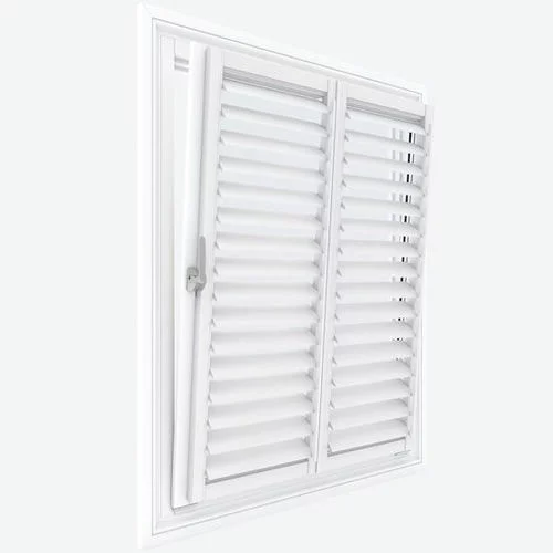 Matilda Arctic White Shutter Blind | Online Blindz