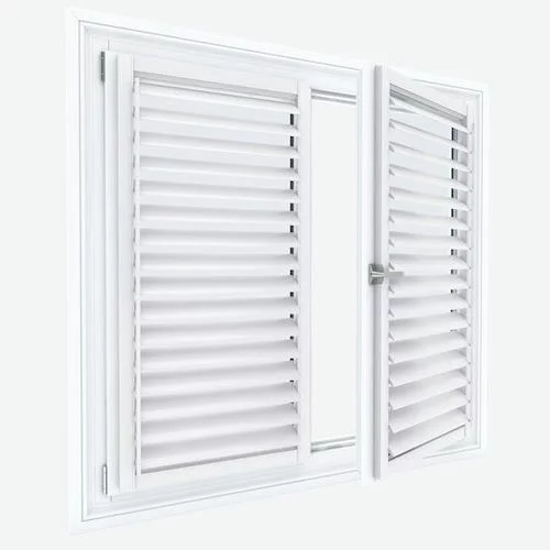 Matilda Arctic White Shutter Blind | Online Blindz