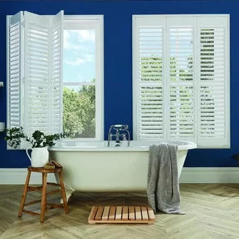 Moira Cotton White Shutter Blind | Online Blindz