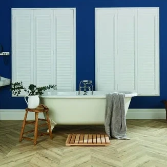 Moira Cotton White Shutter Blind | Online Blindz