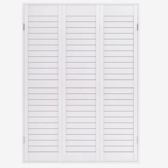 Nyah Vivid White Shutter Blind | Online Blindz