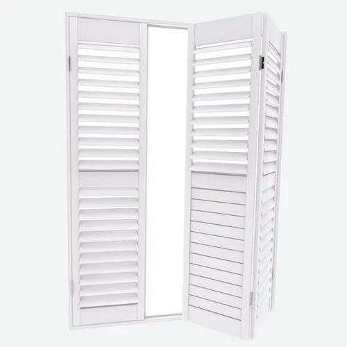 Nyah Vivid White Shutter Blind | Online Blindz