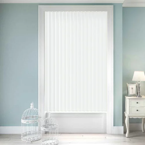 Cailin White Vertical Blind | Online Blindz