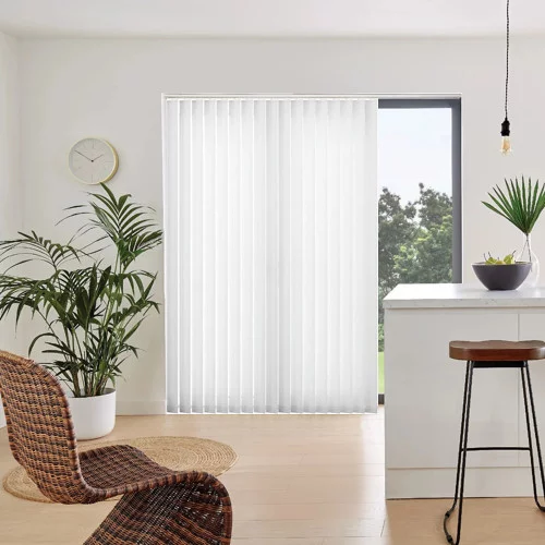 Donna White Vertical Blind | Online Blindz