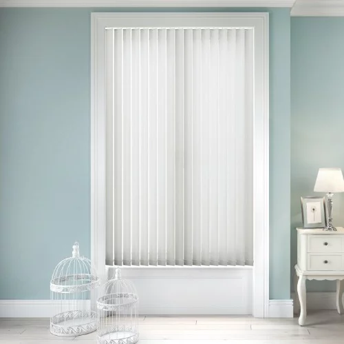 Finley White Vertical Blind | Online Blindz