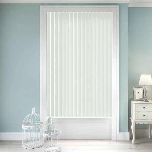 Gerbera White Vertical Blind | Online Blindz