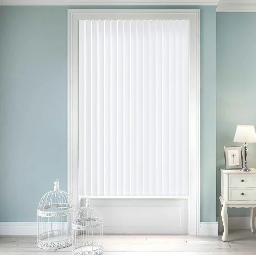 Halo White Vertical Blind | Online Blindz