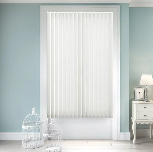 Hilda Frost Vertical Blind | Online Blindz