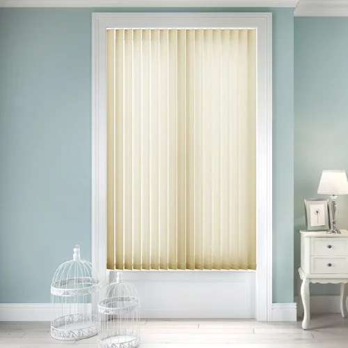 Janessa Cream Vertical Blind | Online Blindz