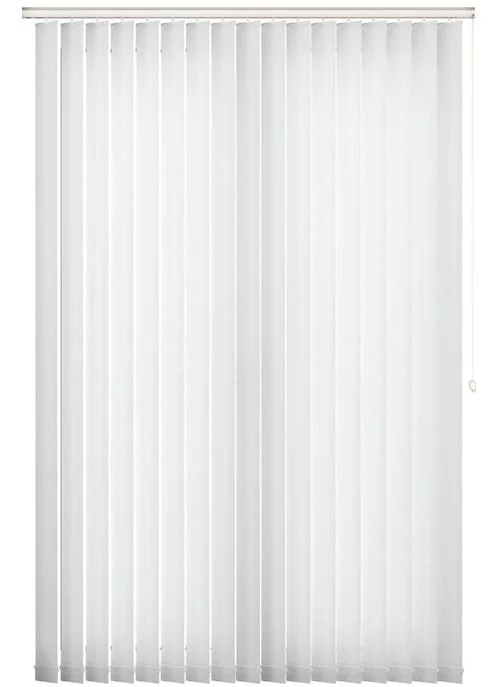 Janessa White Vertical Blind | Online Blindz