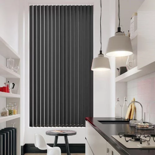 Stratford Black Vertical Blind | Online Blindz